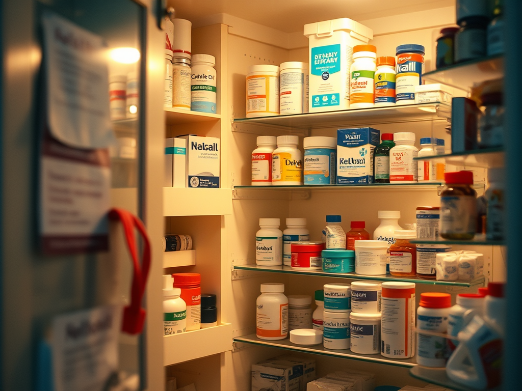 Vorräte an medizinischen&nbsp;Produkten