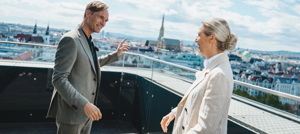 Sommerinterview im ZDF mit Alice Weidel in&nbsp;Wien